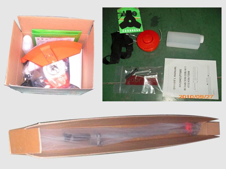 grass trimmer and brush cutter package